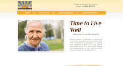 Desktop Screenshot of frontierhospice.com